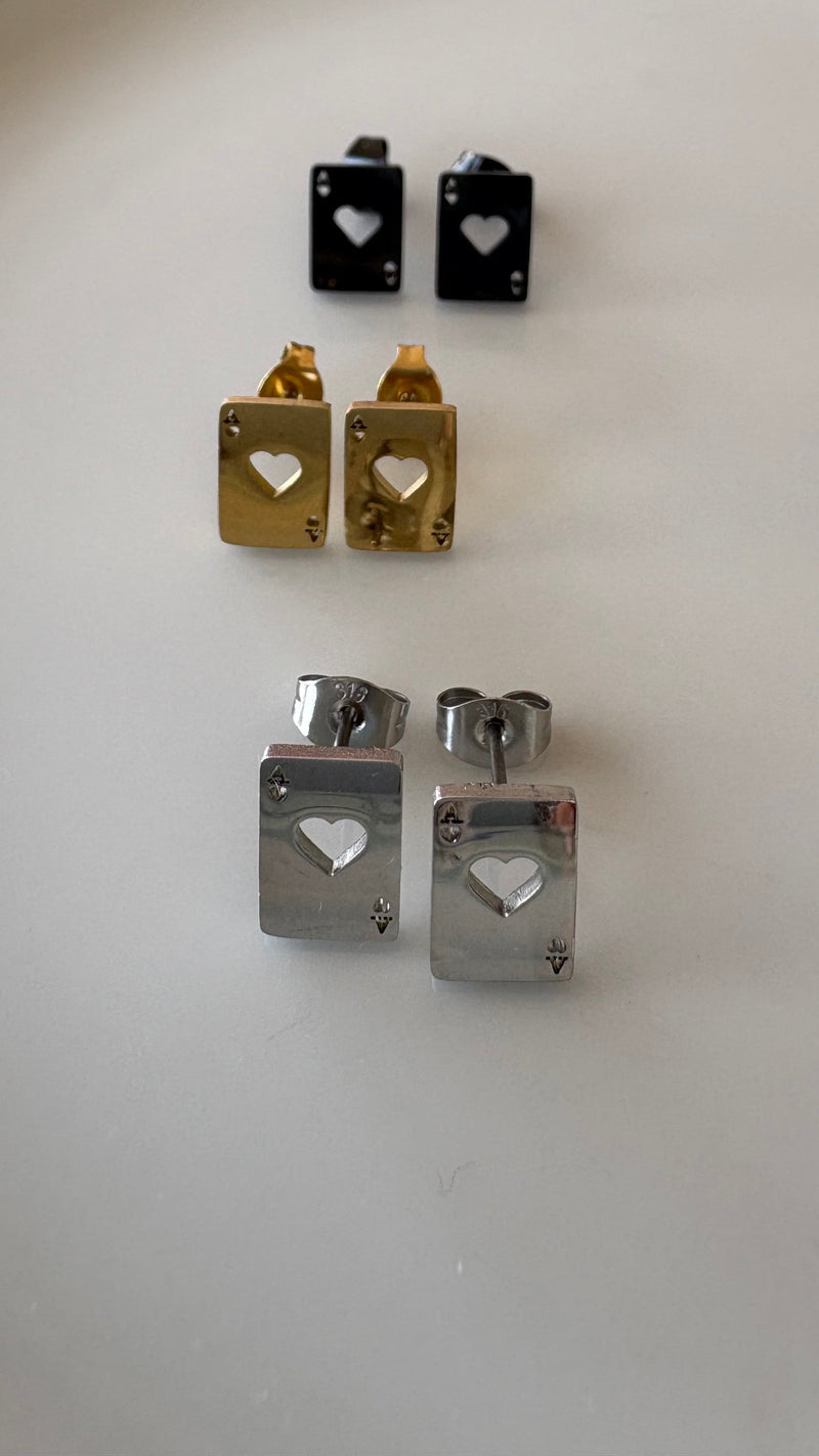 Arete Mini Carta elegante para mujer en México