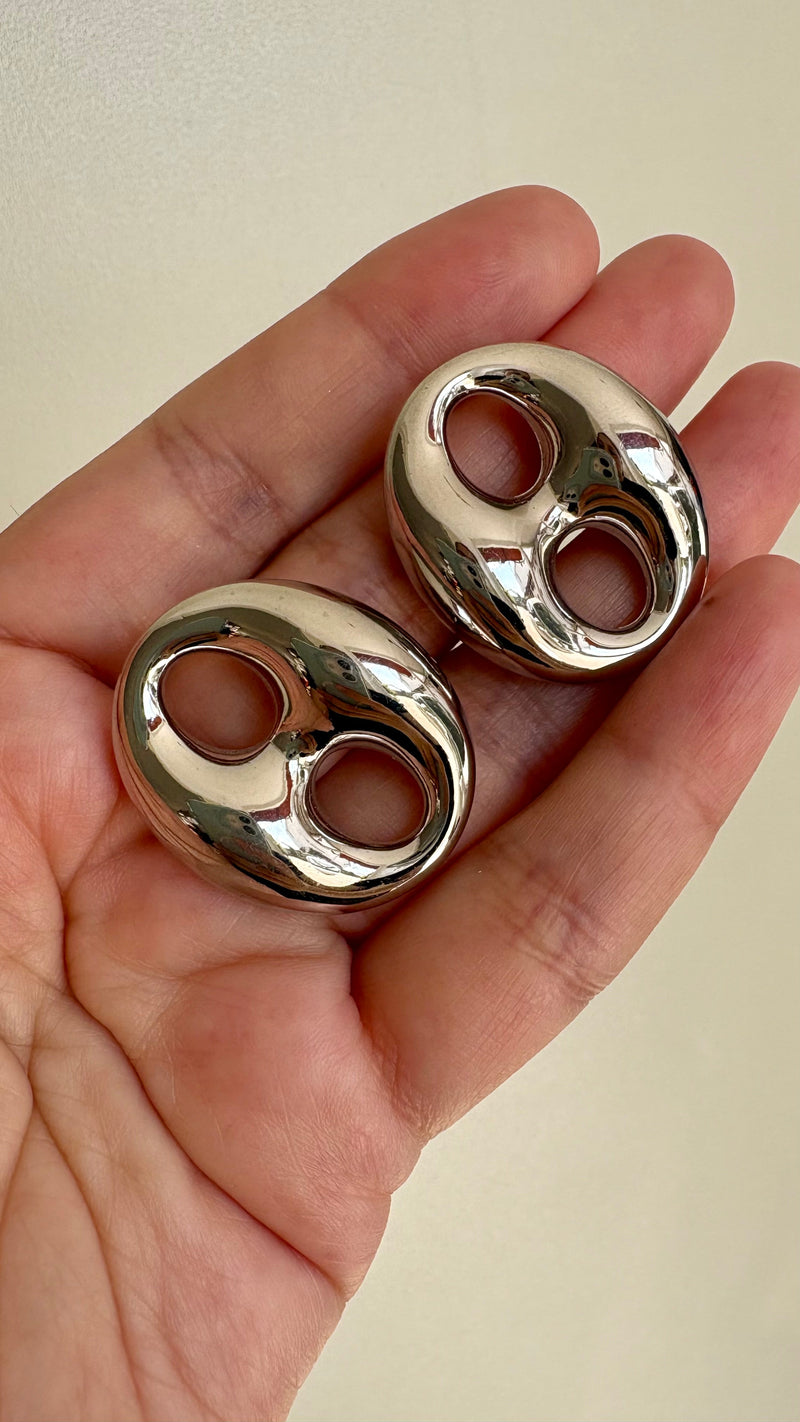Arete botón elegante para mujer en México